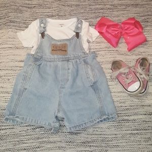 Guess short overalls